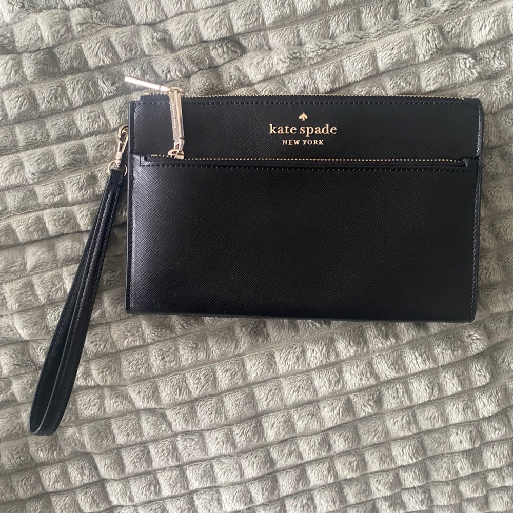 Kate Spade Black Wristlet